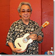 Ohta-san & signature ukulele model by Lo Prinzi