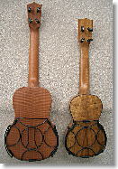 tone guard with ukulele soprano and concert size